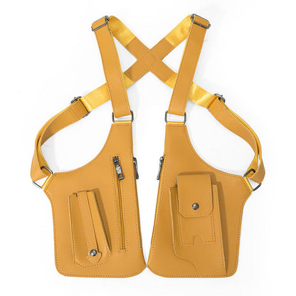 🎒 Premium Leather Underarm Shoulder Bag for Men & Women Anti-theft Hidden Storage