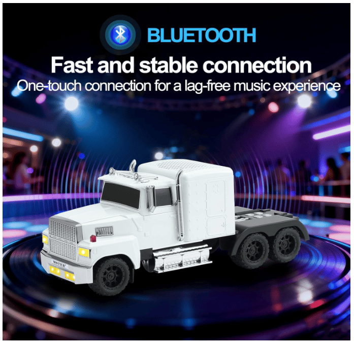 WS-570 Retro American Truck Model Bluetooth Replica Speaker – Portable HD Sound