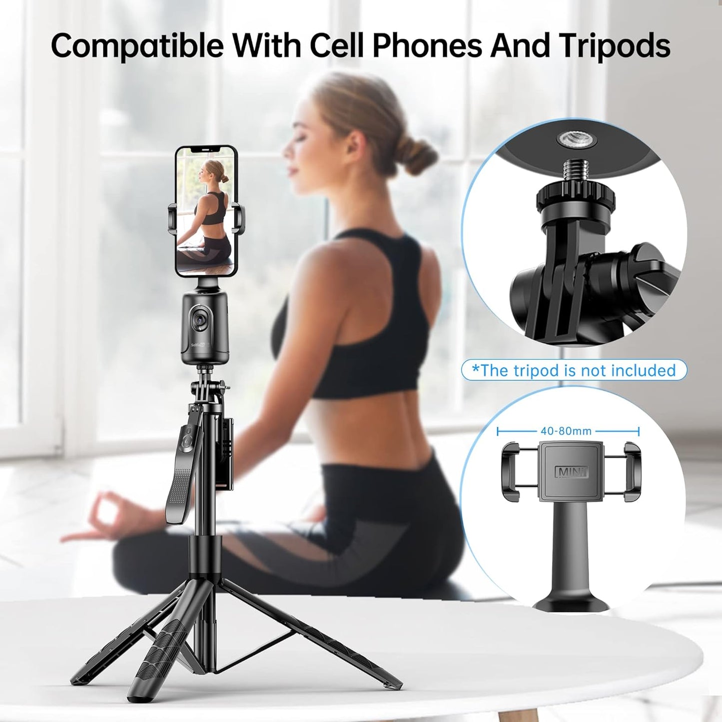 🔥Last Day Promotion 49% OFF🔥 - Smart AI Facial Recognition Phone Tripod🤳
