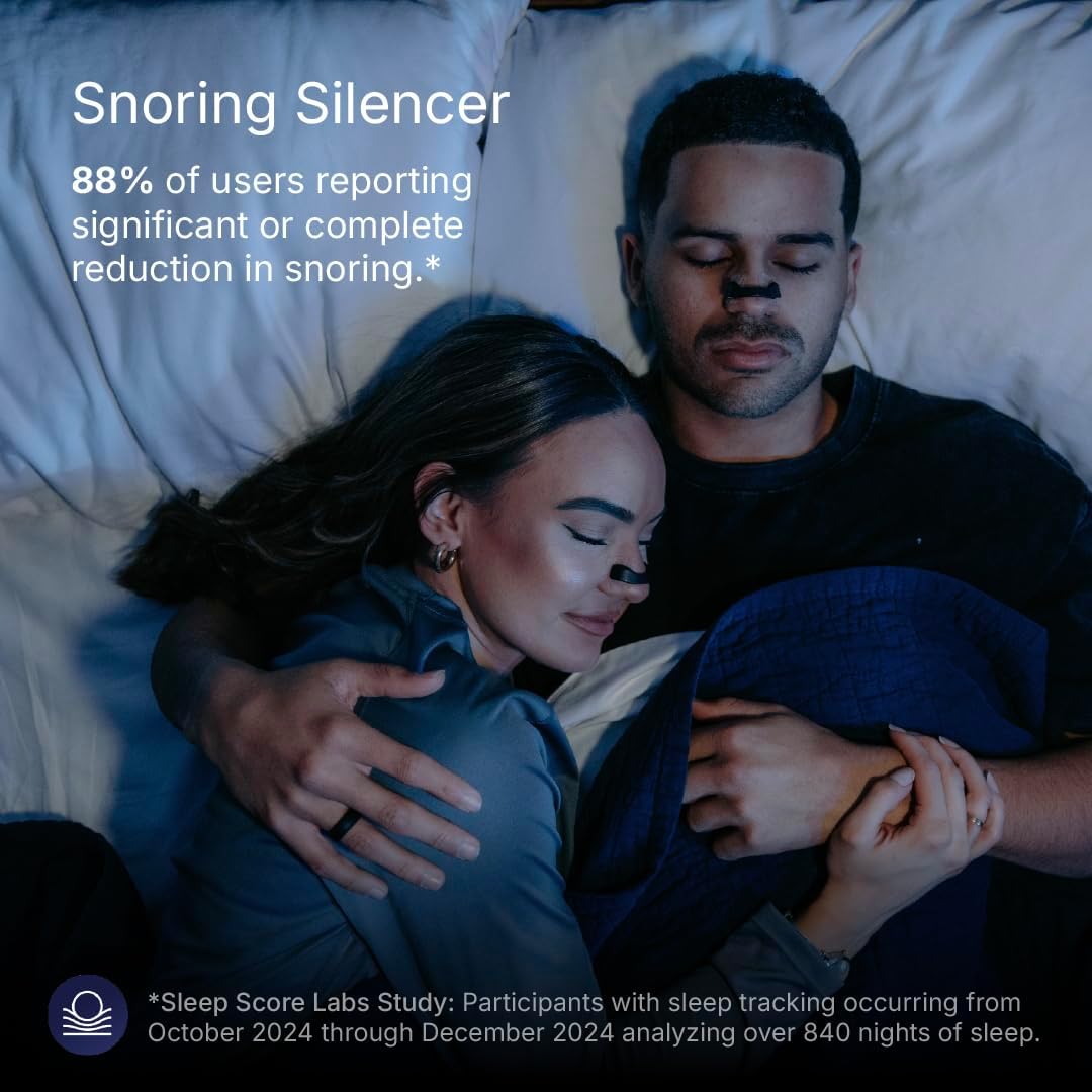 Intake Breathing Nasal Strip Starter Kit (15 Count, Black) - Boost Oxygen Intake, Reduce Snoring, Improve Sleep Quality - Sweat Resistant, Skin Safe Nasal Strips - Extra Strength Snoring Solution