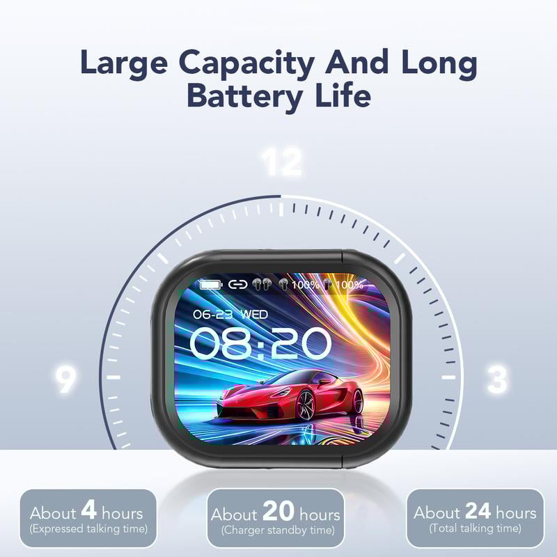 ⏰LAST DAY PROMOTION SAVE 50%🔥 Bluetooth 6.0 Earphones LED Display High Fidelity Waterproof Wireless Earphones