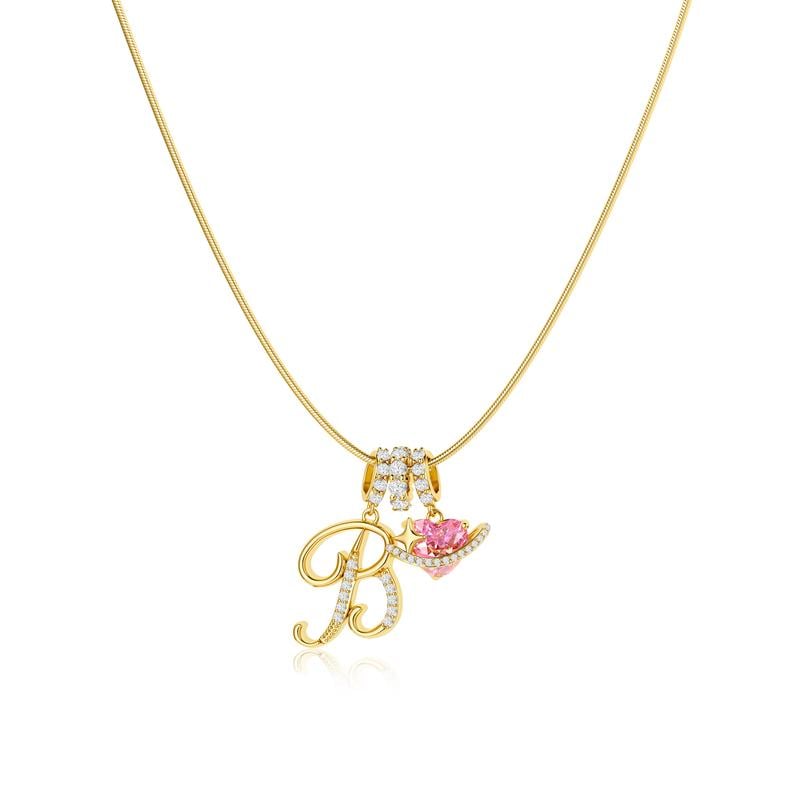 🎁14K Gold/Silver Plated 3-Layering Initial A-Z Letter Pendant Necklaces