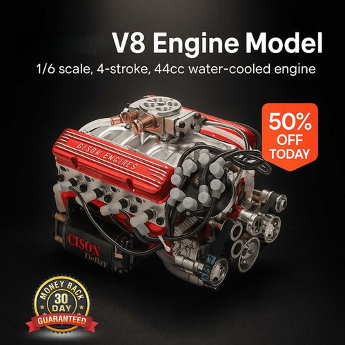 💥Buy 2nd 60% OFF 🔥Gasoline OHV V8 Small-block Engine Model Kits(⛽Crown-Proj-Real-Refill-Plug-15S)