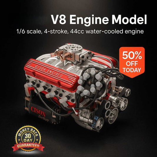 💥Buy 2nd 60% OFF 🔥Gasoline OHV V8 Small-block Engine Model Kits(⛽Crown-Proj-Real-Refill-Plug-15S)