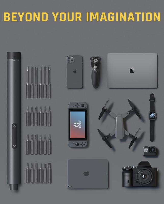 🎁Hot Promotion 50% OFF🔥E1 MAX 3.7V Mini Electric Screwdriver 50-in-1