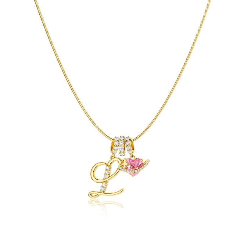 🎁14K Gold/Silver Plated 3-Layering Initial A-Z Letter Pendant Necklaces