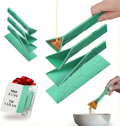 Original Flat 3-in-1 Folding Measuring Spoons