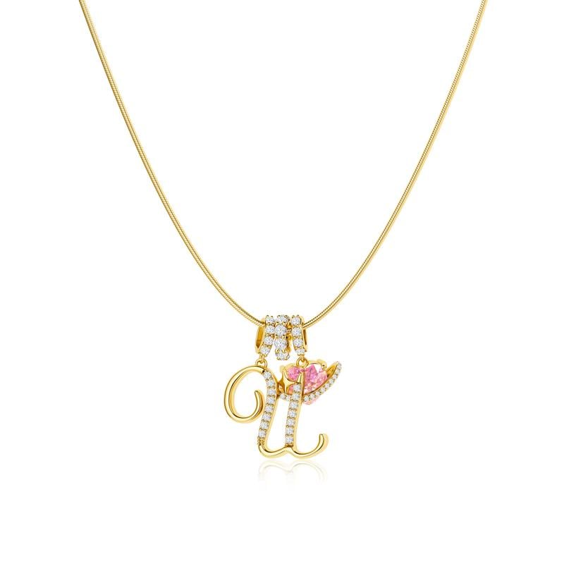 🎁14K Gold/Silver Plated 3-Layering Initial A-Z Letter Pendant Necklaces