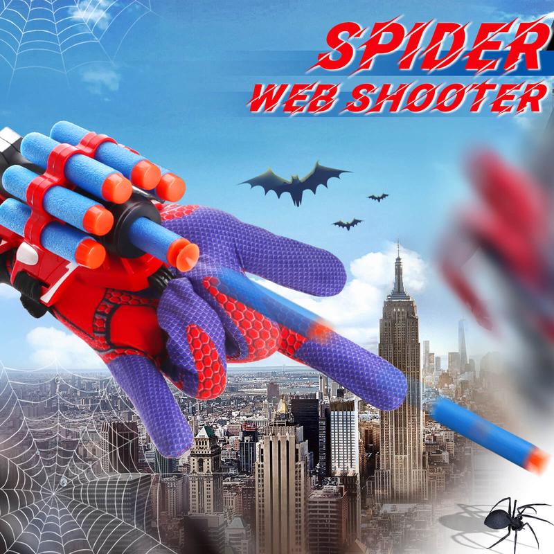 🎄New Year Sale 49% OFF - Web Shooters Toy with Spider Glove Launcher(🚀Free VIP shipping for two pcs ! )