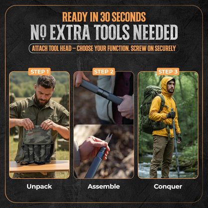 🦯2nd 60% OFF💸Made in U.S.A 15-in-1 Tactical Hiking Stick