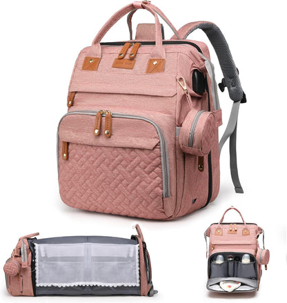 🚼Free Shipping🍼Diaper Bag Backpack with Changing Station, Large Capacity, Newborn Essentials Must Haves