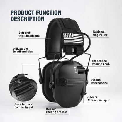 💥Buy 2nd 60% OFF & Free Shipping🔥Head Mounted Tactical Noise Reduction Pickup Hearing Protection Earmuffs
