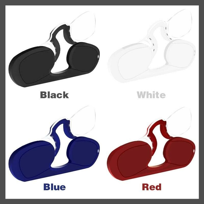 👓New Year Discount🔥Portable Mini Nose Clip Reading Glasses Pinch Nose Reading Glasses