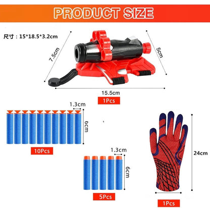 🎄New Year Sale 49% OFF - Web Shooters Toy with Spider Glove Launcher(🚀Free VIP shipping for two pcs ! )