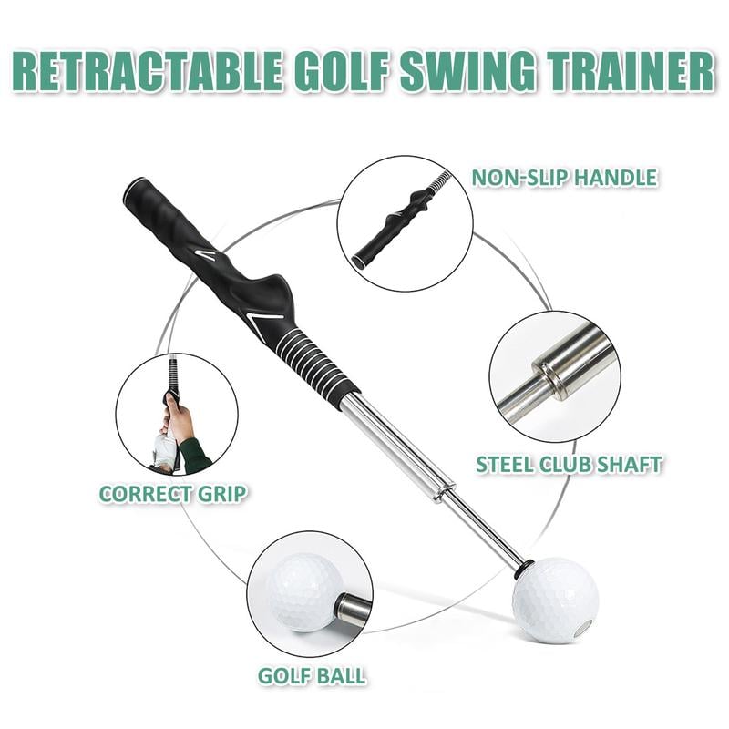 ⛳2nd 60% off🔥Telescopic club, Retractable Golf Swing Training Aid
