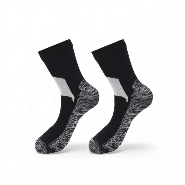 🧦 Unisex Crew Waterproof Socks – Neon Pulse