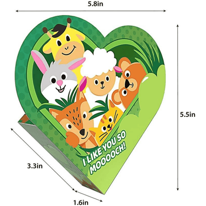 💖Hot 50% OFF💝 Animal Building Blocks Valentine’s Cards for Kids – 2026 Valentine’s Day Gifts 💝