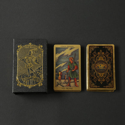 🔮Today Only 2nd 60% OFF!🔥Rose Gold Tarot Cards with Guide Book🔮