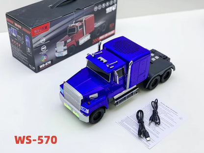 WS-570 Retro American Truck Model Bluetooth Replica Speaker – Portable HD Sound