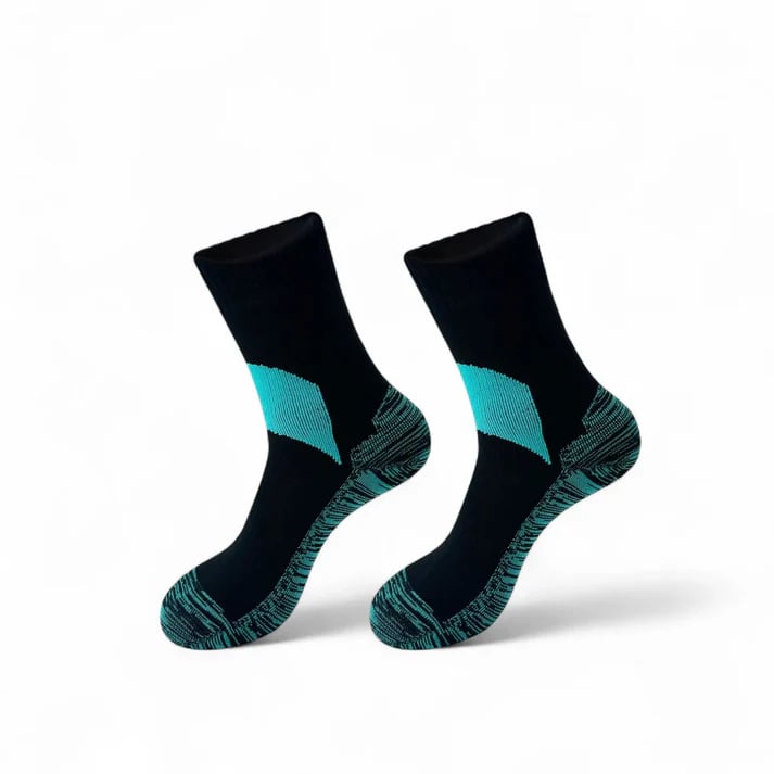 🧦 Unisex Crew Waterproof Socks – Neon Pulse