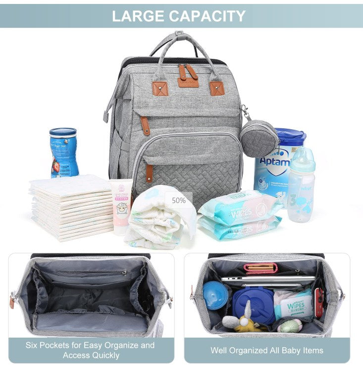 🚼Free Shipping🍼Diaper Bag Backpack with Changing Station, Large Capacity, Newborn Essentials Must Haves