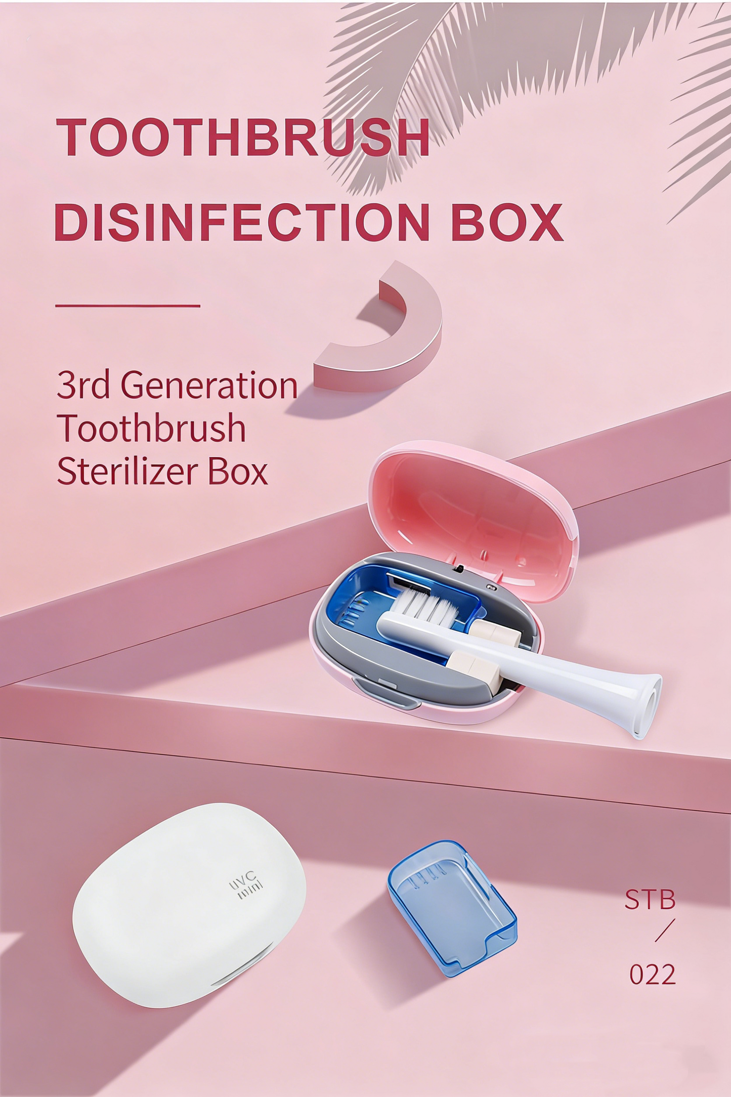 ❌🦠99% Germs Killed! Rechargeable UV Toothbrush Sanitizer – Perfect for Home & Travel