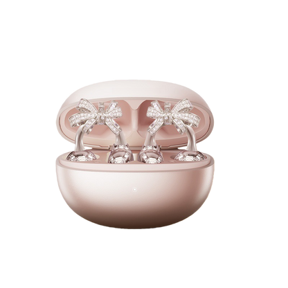 🎧2026 New Clip-On Open-Ear Headphones – Wireless Bluetooth Earbuds with AI Noise Cancelling, Rhinestone Decor & Water Resistant