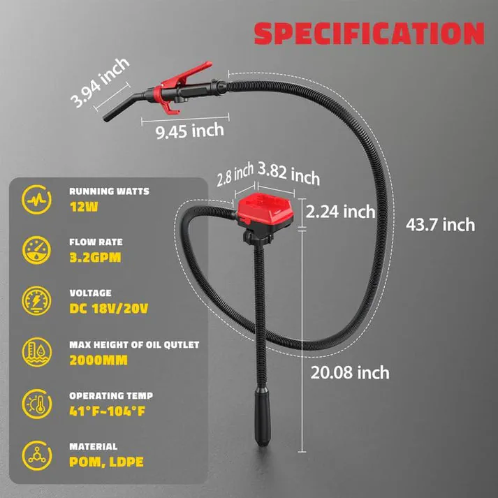 🔥LAST DAY 50% OFF-Cordless Fuel Transfer Pump