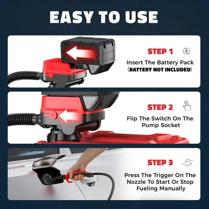 🔥LAST DAY 50% OFF-Cordless Fuel Transfer Pump