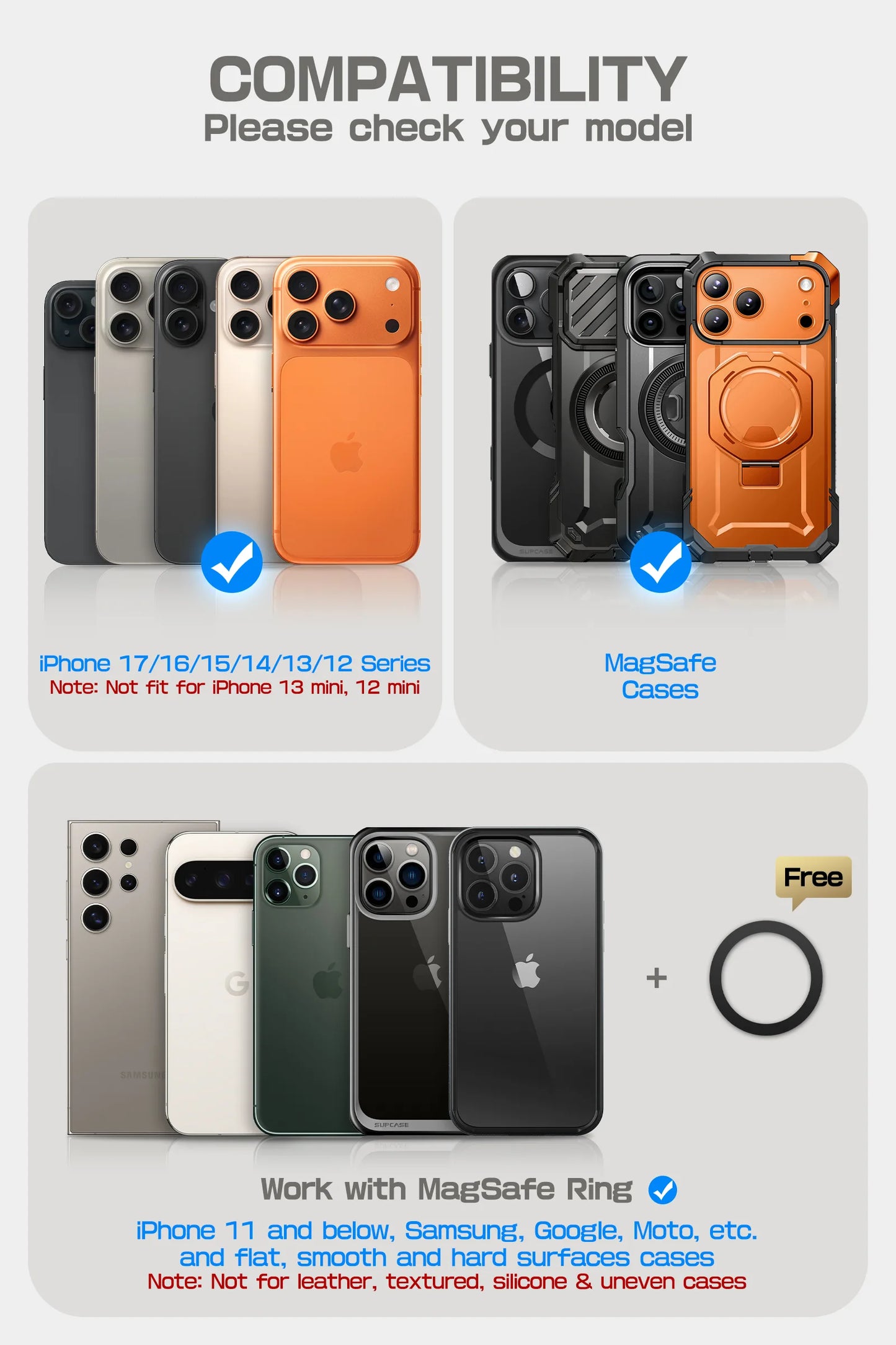 MagFlip Magnetic Wallet with Stand-Coral