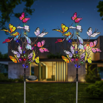 🦋Solar Outdoor Flower Lights💐