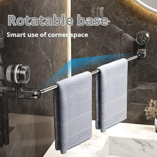 ⏰Limited-Time 49% Off - Christmas Special 🎄Stainless Steel Suction Cup Towel Rack