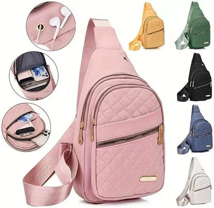 😍2nd Item 60% OFF🌸💥Ladies Large Capacity Quilted Shoulder Bag (Fashion Solid Color🎒)