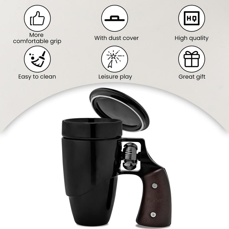 💥BIG SALE 46% OFF💥-380ml Pukomc Coffee Mug with Rotatable Wooden Handle