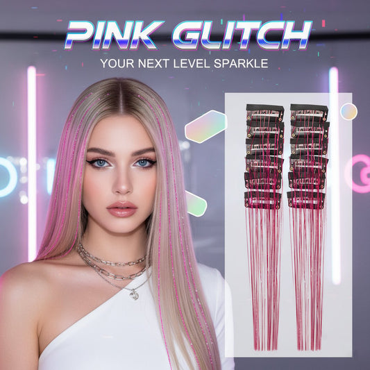 🔥Last Day Buy 2~60% OFF ✨Clip-in Tinsel Hair Extensions(A set of 12 pieces)
