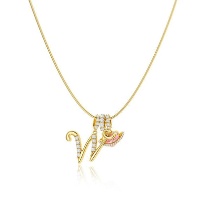 🎁14K Gold/Silver Plated 3-Layering Initial A-Z Letter Pendant Necklaces