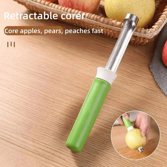 2-in-1 Apple Corer & Peeler 🍎🔪 , Stainless Steel Fruit Tool , Must-Have Kitchen Gadget ✨
