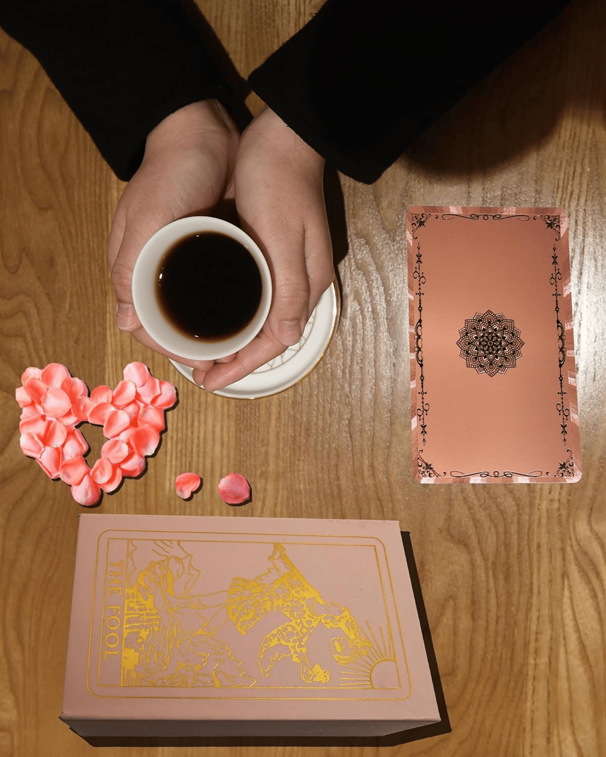 🔮Today Only 2nd 60% OFF!🔥Rose Gold Tarot Cards with Guide Book🔮