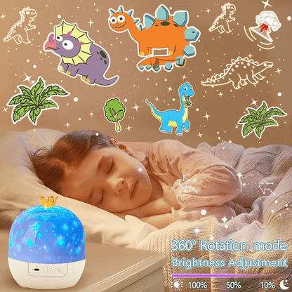 ⭐Projector Night Light for Kids 15 Sets of Films🌙Type-C Charging🔋