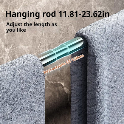 ⏰Limited-Time 49% Off - Christmas Special 🎄Stainless Steel Suction Cup Towel Rack