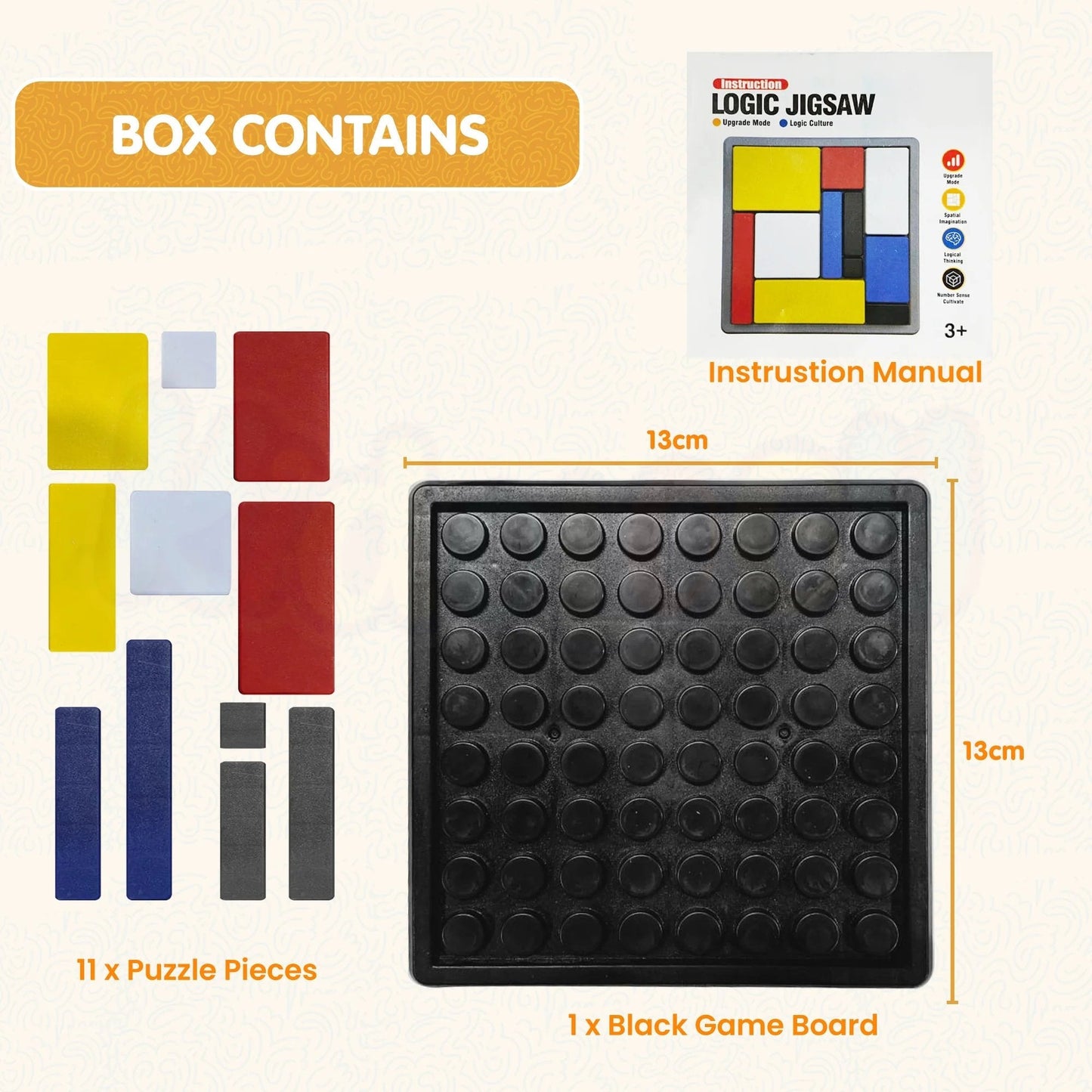 🧩 88-Level Brain Teaser Pattern Block Game: Boost Focus & Logic For Kids 🧠