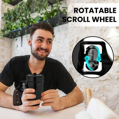 💥BIG SALE 46% OFF💥-380ml Pukomc Coffee Mug with Rotatable Wooden Handle