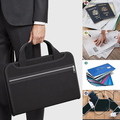 🔥HOST SALES 49% OFF🔥Fireproof Document Organizer with Handle