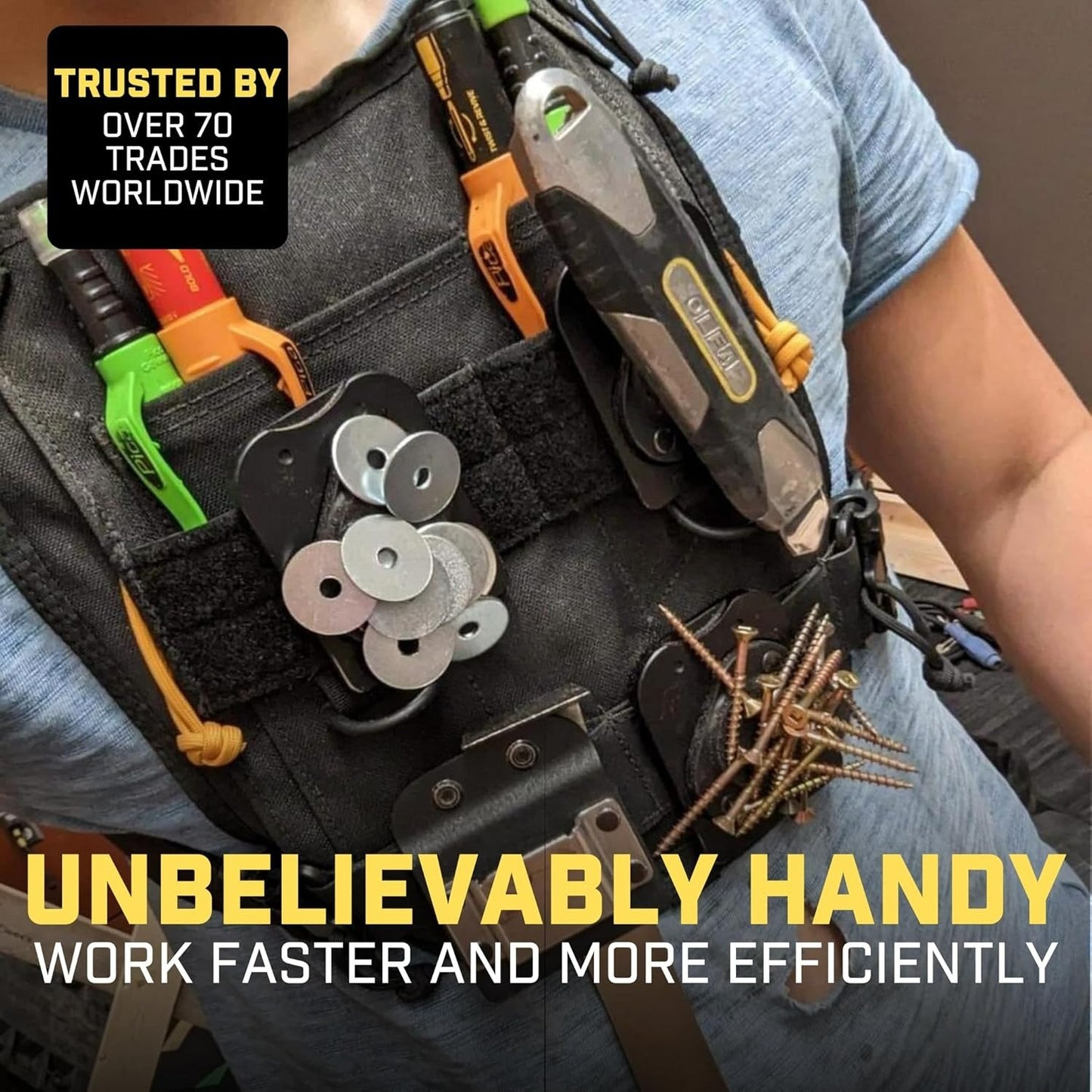 🧲Buy 2 Get 60% Off🔥2-Pack Magnetic Tool & Hardware Holder – Built for Hands-Free Efficiency