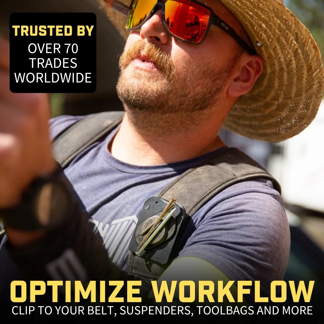 🧲Buy 2 Get 60% Off🔥2-Pack Magnetic Tool & Hardware Holder – Built for Hands-Free Efficiency