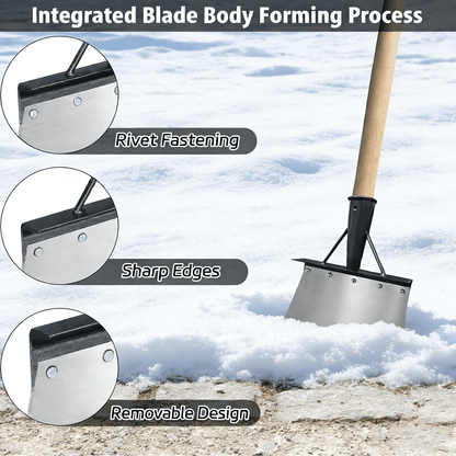 🔥Last Day 49% OFF⚒️Multifunctional Cleaning Shovel– Can Be Used For Snow & Ice Removal, Weeding, Gardening, Landscaping, Etc