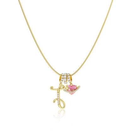 🎁14K Gold/Silver Plated 3-Layering Initial A-Z Letter Pendant Necklaces