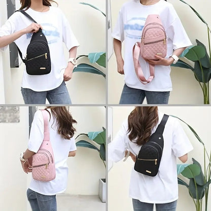 😍2nd Item 60% OFF🌸💥Ladies Large Capacity Quilted Shoulder Bag (Fashion Solid Color🎒)