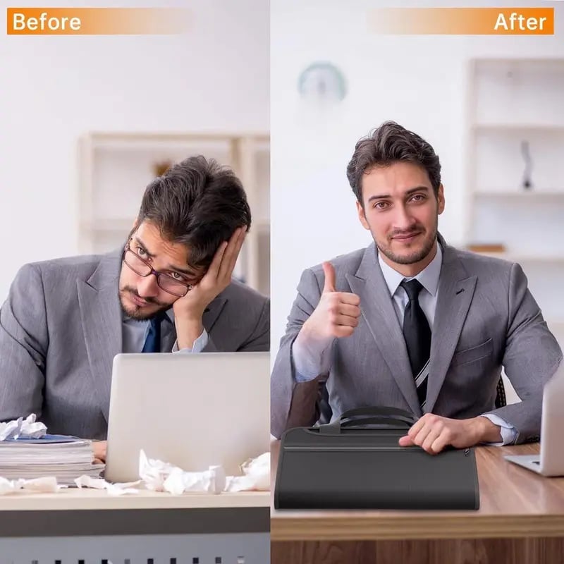 🔥HOST SALES 49% OFF🔥Fireproof Document Organizer with Handle