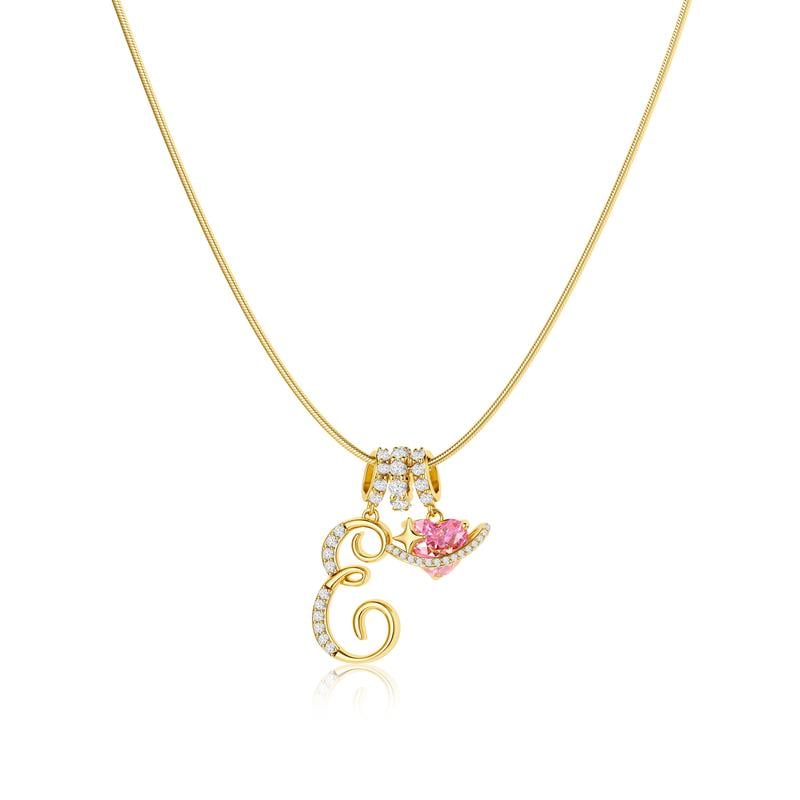 🎁14K Gold/Silver Plated 3-Layering Initial A-Z Letter Pendant Necklaces